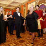 16.01.2016 Kielce. Studniówka w I Ogólnokształcącym Liceum Akademickim im. Janiny Kossakowskiej - Dębickiej w WDK. / Jarosław Kubalski / Radio Kielce