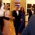 16.01.2016 Kielce. Studniówka w I Ogólnokształcącym Liceum Akademickim im. Janiny Kossakowskiej - Dębickiej w WDK. / Jarosław Kubalski / Radio Kielce