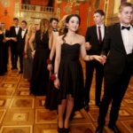 16.01.2016 Kielce. Studniówka w I Ogólnokształcącym Liceum Akademickim im. Janiny Kossakowskiej - Dębickiej w WDK. / Jarosław Kubalski / Radio Kielce