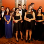 16.01.2016 Kielce. Studniówka w I Ogólnokształcącym Liceum Akademickim im. Janiny Kossakowskiej - Dębickiej w WDK. / Jarosław Kubalski / Radio Kielce