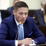 21.01.2016 Kielce. Sesja Rady Miasta. Marcin Chłodnicki. / Jarosław Kubalski / Radio Kielce