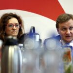 22.01.2016 Kielce. Konferencja prasowa podsekretarza stanu Bartosza Marczuka i wojewody Agaty Wojtyszek w sprawie programu Rodzina 500 plus. / Jarosław Kubalski / Radio Kielce