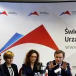 22.01.2016 Kielce. Konferencja prasowa podsekretarza stanu Bartosza Marczuka i wojewody Agaty Wojtyszek w sprawie programu Rodzina 500 plus. / Jarosław Kubalski / Radio Kielce