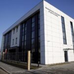 29.01.2016 Jędrzejów. Otwarcie nowego budynku prokuratury rejonowej przy ulicy Marszałka Piłsudskiego. / Jarosław Kubalski / Radio Kielce