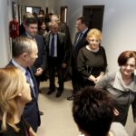 29.01.2016 Jędrzejów. Otwarcie nowego budynku prokuratury rejonowej przy ulicy Marszałka Piłsudskiego. / Jarosław Kubalski / Radio Kielce