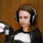 20.01.2016 Kielce. Audycja Punkty Widzenia. Kasia Guzy, schronisko w Dyminach. / Jarosław Kubalski / Radio Kielce