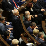 12.11.2015 Warszawa. Pierwsze posiedzenie Sejmu VIII kadencji. Ślubowanie poselskie. / Wojciech Habdas / Radio Kielce