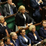 12.11.2015 Warszawa. Pierwsze posiedzenie Sejmu VIII kadencji. Ślubowanie poselskie. / Wojciech Habdas / Radio Kielce