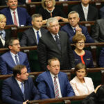 12.11.2015 Warszawa. Pierwsze posiedzenie Sejmu VIII kadencji. Ślubowanie poselskie. / Wojciech Habdas / Radio Kielce