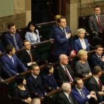 12.11.2015 Warszawa. Pierwsze posiedzenie Sejmu VIII kadencji. Ślubowanie poselskie. / Wojciech Habdas / Radio Kielce