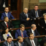 12.11.2015 Warszawa. Pierwsze posiedzenie Sejmu VIII kadencji. Ślubowanie poselskie. / Wojciech Habdas / Radio Kielce
