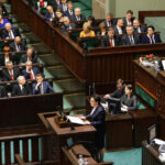 12.11.2015 Warszawa. Pierwsze posiedzenie Sejmu VIII kadencji. Złożenie dymisji rządu przez premier Ewę Kopacz / Wojciech Habdas / Radio Kielce