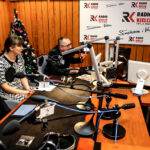 10.1.2016 Kielce. Studio Polityczne Radia Kielce. Anna Krupka, Magdalena Fogiel-Litwinek, Artur Gierada, Kazimierz Kotowski, Adam Cyrański / Wojciech Habdas / Radio Kielce