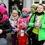 101.2016 Kielce. Uczniowie SP 8 włączyli się w zbiórkę pieniędzy dla WOŚP. / Wojciech Habdas / Radio Kielce