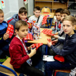 101.2016 Kielce. Uczniowie SP 8 włączyli się w zbiórkę pieniędzy dla WOŚP. / Wojciech Habdas / Radio Kielce