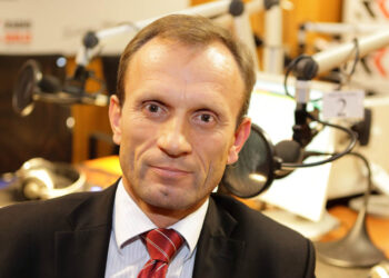 14.11.2014 Kielce. Punkty widzenia z kandydatami na wójta Piekoszowa Zbigniew Piątek / Wojciech Habdas / Radio Kielce