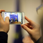 20.1.2016 Kielce. Konferencja prasowa z udziałem Agaty Wojdy, Artura Gierady i Jarosława Machnickiego / Wojciech Habdas / Radio Kielce