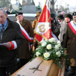 23.2.2015 Kielce. Pogrzeb Stefana Karskiego, założyciela Teatru Lalki i Aktora "Kubuś". / Wojciech Habdas / Radio Kielce