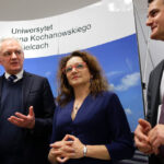 22.1.2016 Kielce. Wicepremier, minister nauki i szkolnictwa wyższego Jarosław Gowin odwiedził Kielce. N/z Michał Cieślak, Jarosław Gowin, Agata Wojtyszek, Jacek Semaniak / Wojciech Habdas / Radio Kielce