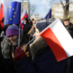 23.1.2016 Kielce. KOD manifestował przeciw inwigilacji internetu. / Wojciech Habdas / Radio Kielce