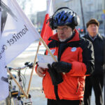 23.1.2016 Kielce. KOD manifestował przeciw inwigilacji internetu. / Wojciech Habdas / Radio Kielce