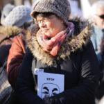 23.1.2016 Kielce. KOD manifestował przeciw inwigilacji internetu. / Wojciech Habdas / Radio Kielce