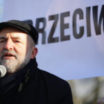 23.1.2016 Kielce. KOD manifestował przeciw inwigilacji internetu. / Wojciech Habdas / Radio Kielce
