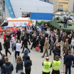 04.09.2015. Prezydent RP Andrzej Duda gościem Międzynarodowego salonu Przemysłu Obronnego w Kielcach / Wojciech Habdas / Radio Kielce