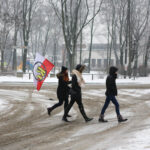 24.1.2016 Kielce. Marsz Pamięci na Karczówkę, związany ze 153 rocznicą Powstania Styczniowego. / Wojciech Habdas / Radio Kielce