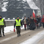 24.1.2016 Kielce. Marsz Pamięci na Karczówkę, związany ze 153 rocznicą Powstania Styczniowego. / Wojciech Habdas / Radio Kielce
