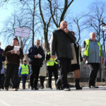 9.3.2015 Kielce. Protest "Solidarności" przed biurami poselskimi PO i PSL / Wojciech Habdas / Radio Kielce