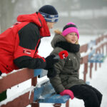 24.1.2016 Kielce. Tłoczno na lodowisku przy ul. Szczecińskiej / Wojciech Habdas / Radio Kielce