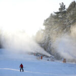 2.1.2016 Kielce. Na Stadionie w Kielcach czynny jest wyciąg orczykowy. / Wojciech Habdas / Radio Kielce