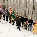 24.1.2016 Kielce. Karczówka. Pod pomnik powstańców styczniowych 1863 roku, odbył się Apel Pamięci, oddana została salwa honorowa. / Wojciech Habdas / Radio Kielce