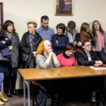 25.1.2016 Suchedniów. Spotkanie w Urzędzie Miasta i Gminy Suchedniów dotyczące planowanej reformy szkolnictwa. / Wojciech Habdas / Radio Kielce