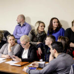 25.1.2016 Suchedniów. Spotkanie w Urzędzie Miasta i Gminy Suchedniów dotyczące planowanej reformy szkolnictwa. / Wojciech Habdas / Radio Kielce