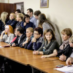 25.1.2016 Suchedniów. Spotkanie w Urzędzie Miasta i Gminy Suchedniów dotyczące planowanej reformy szkolnictwa. / Wojciech Habdas / Radio Kielce