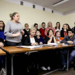 25.1.2016 Suchedniów. Spotkanie w Urzędzie Miasta i Gminy Suchedniów dotyczące planowanej reformy szkolnictwa. / Wojciech Habdas / Radio Kielce