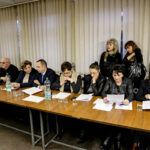 25.1.2016 Suchedniów. Spotkanie w Urzędzie Miasta i Gminy Suchedniów dotyczące planowanej reformy szkolnictwa. / Wojciech Habdas / Radio Kielce