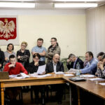 25.1.2016 Suchedniów. Spotkanie w Urzędzie Miasta i Gminy Suchedniów dotyczące planowanej reformy szkolnictwa. / Wojciech Habdas / Radio Kielce