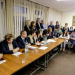 25.1.2016 Suchedniów. Spotkanie w Urzędzie Miasta i Gminy Suchedniów dotyczące planowanej reformy szkolnictwa. / Wojciech Habdas / Radio Kielce