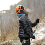 4.1.2016 Kielce. Alpiniści zrobili skałkach rezerwatu Kadzielnia lodospad. / Wojciech Habdas / Radio Kielce