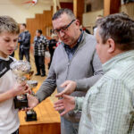 27.1.2016 Kielce. Ferie z futbolem. Wręczenie nagród. Gimnazjaliści - 2 miejsce - drużyna "Red and Yellow" / Wojciech Habdas / Radio Kielce