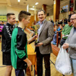 27.1.2016 Kielce. Ferie z futbolem. Wręczenie nagród. Licealiści - 1 miejsce - drużyna "Dobre chłopaki" / Wojciech Habdas / Radio Kielce