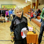 27.1.2016 Kielce. Ferie z futbolem. Wręczenie nagród. Nagrody indywidualne. / Wojciech Habdas / Radio Kielce