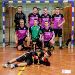 27.1.2016 Kielce. Ferie z futbolem. Wręczenie nagród. Licealiści - 1 miejsce - drużyna "Dobre chłopaki" / Wojciech Habdas / Radio Kielce