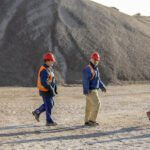 29.1.2016 Kopalnia Jaźwica. Premier Beata Szydło i Minister Sprawiedliwości Zbigniew Ziobro z wizytą w kopalni Jaźwica. / Wojciech Habdas / Radio Kielce