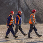 29.1.2016 Kopalnia Jaźwica. Premier Beata Szydło i Minister Sprawiedliwości Zbigniew Ziobro z wizytą w kopalni Jaźwica. / Wojciech Habdas / Radio Kielce