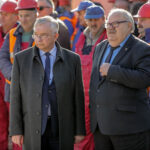 29.1.2016 Kopalnia Jaźwica. Premier Beata Szydło i Minister Sprawiedliwości Zbigniew Ziobro z wizytą w kopalni Jaźwica. / Wojciech Habdas / Radio Kielce