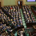 12.11.2015 Warszawa. Pierwsze posiedzenie Sejmu VIII kadencji. Wystąpienie Prezydenta Andrzeja Dudy. / Wojciech Habdas / Radio Kielce